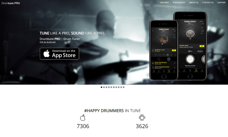 Drumtune PRO- 10 Best Drumming Apps - Free and Paid
