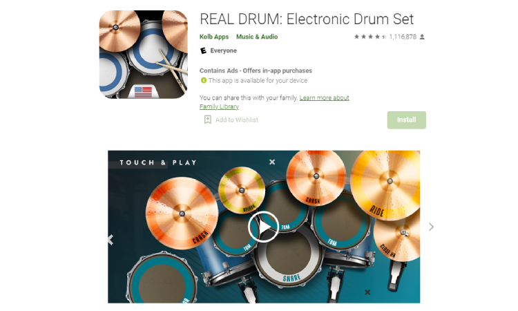 REAL Drum - 10 Best Drumming Apps - Free and Paid